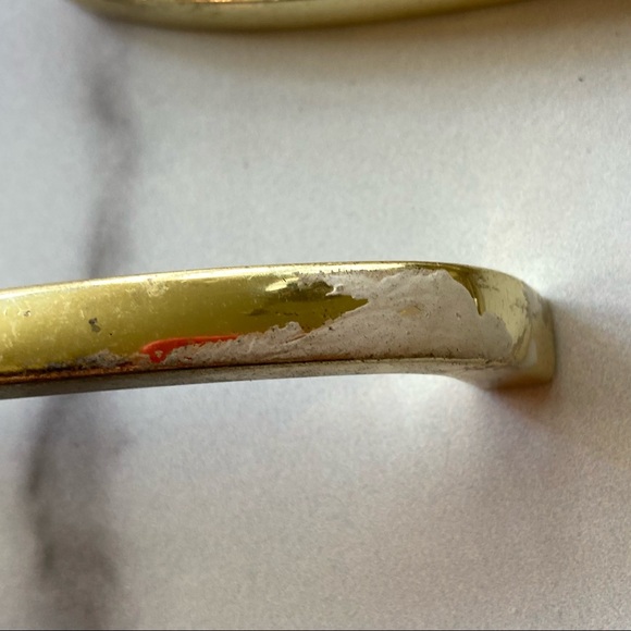 Vintage Mid Century Brass Cabinet Pulls, set of 12 - Picture 4 of 5